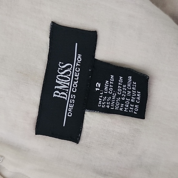 B Moss Dress Collection Cotton Dress Rose Flower Bouquets - Picture 8 of 9